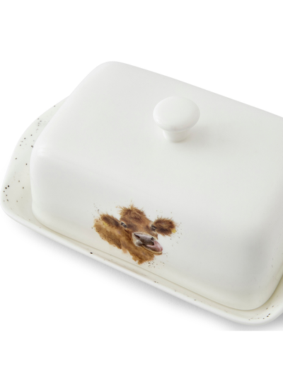 Moo Cow Covered Butter Dish